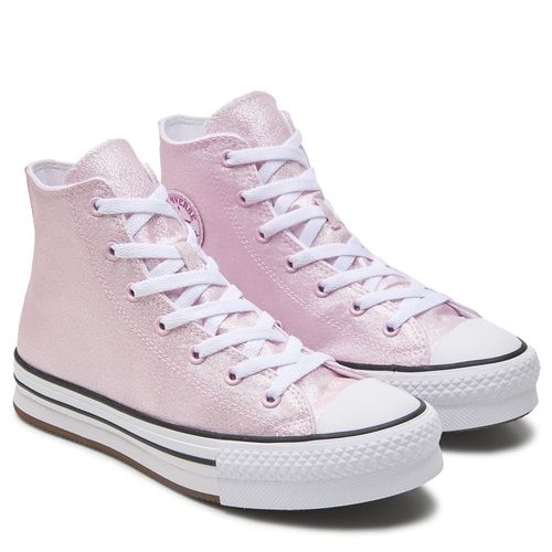 Kids' Chuck Taylor All Star Lift High Top Sneaker Big Kid Shoes (Pink Glitter)