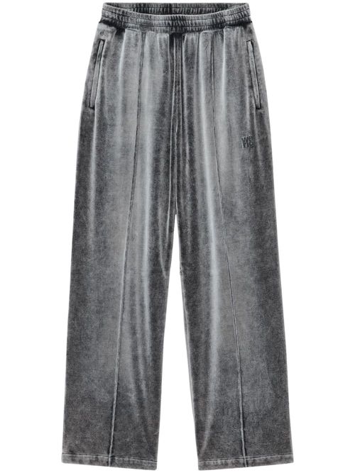 Embossed-logo track pants - Grey