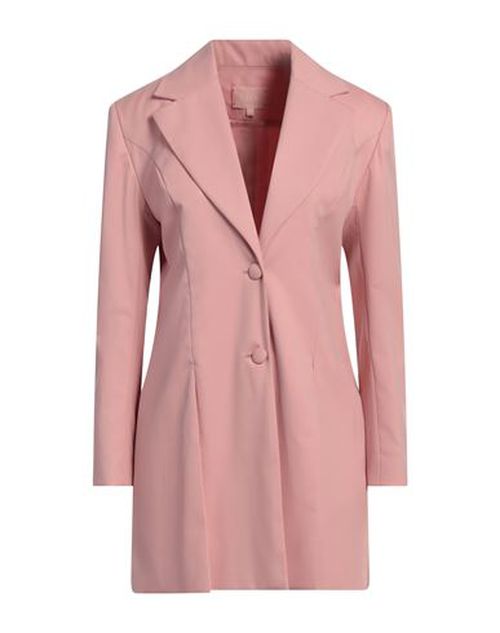 Liya Woman Blazer Pink Size 2 Wool, Acrylic