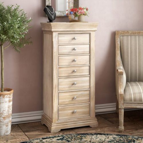 Haley Jewelry Armoire, Taupe Mist
