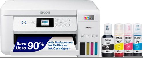 EcoTank ET-2850 All-in-One Cartridge-Free Supertank Printer (Refurbished) - White