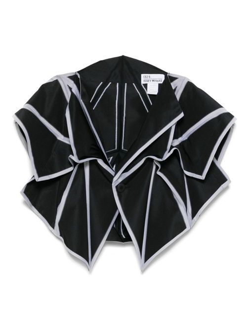 132 5. Issey Miyake No.5-jacquard jacket - Black