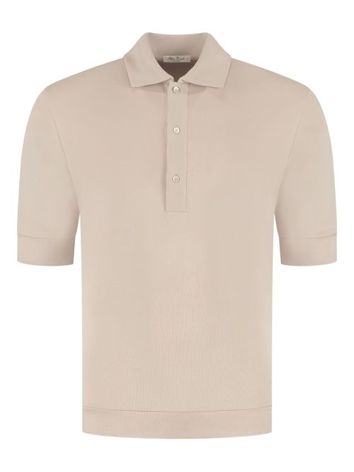 Pima cotton polo shirt - Neutrals