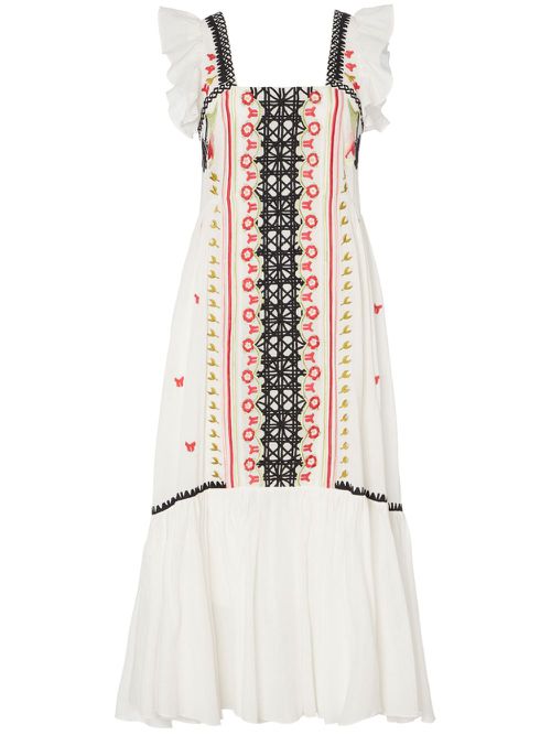 Florentine midi dress - White