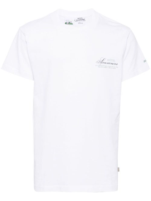 X JJJJound graphic-print cotton T-shirt - White