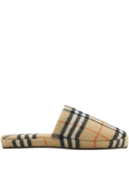 Quilted Check Sandals for Women