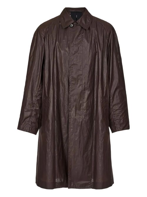 Lightweight Shell Coat — Brown