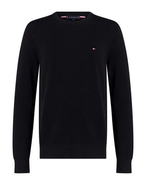 Man Sweater Black Size M Cotton
