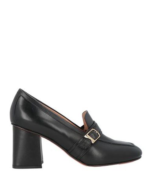 Santoni Woman Loafers Black Size 10.5 Leather