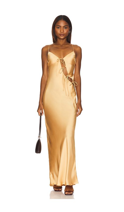 LIONESS KLEID ABOUT A GIRL in Tan. Größe XXS. Also in L, M, S, XL
