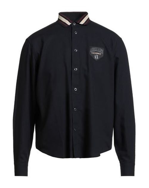 Man Shirt Midnight blue Size XL Cotton, Polyester