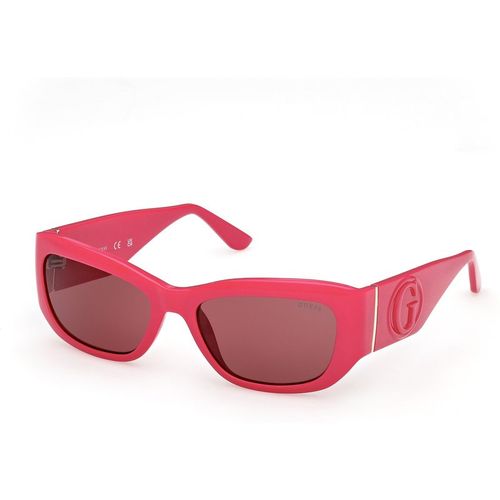 Guess Mujer Guess GU00253 72S Gafas de sol Inyectado Rosa Burdeos Cuadrada Norma