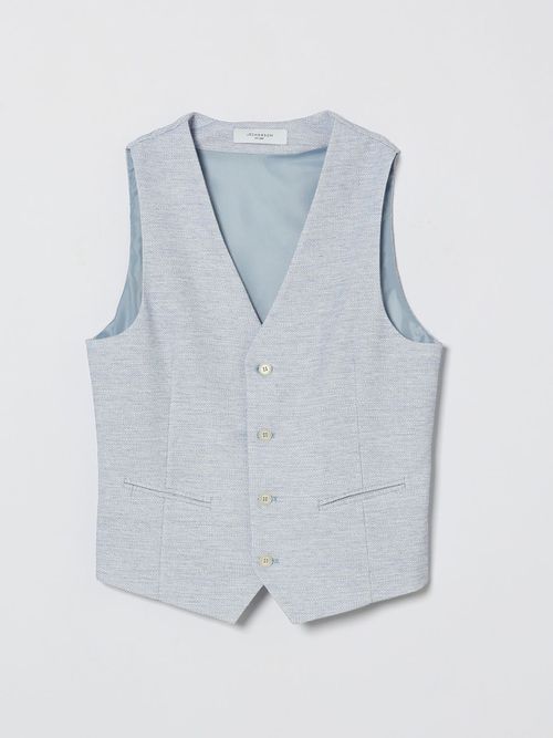Waistcoat Kids color Gnawed Blue