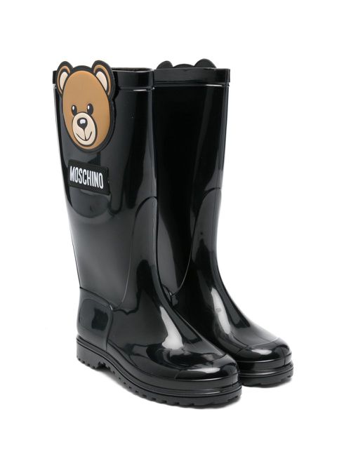 Teddy Bear wellies - Black