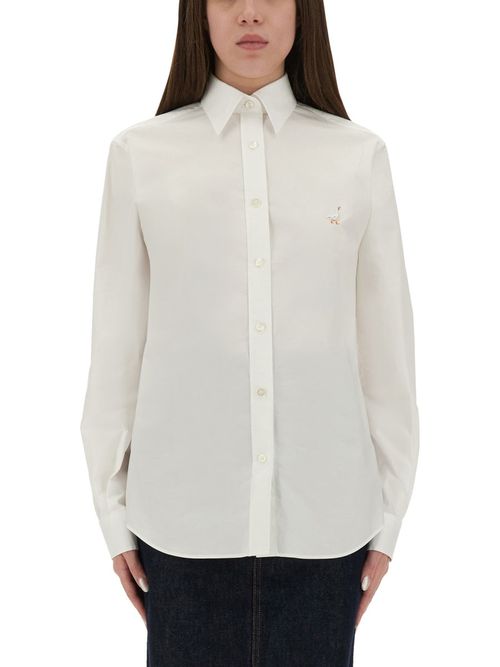 Shirt With "Goose" Embroidery