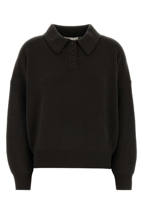 Etta Polo Sweater — Green