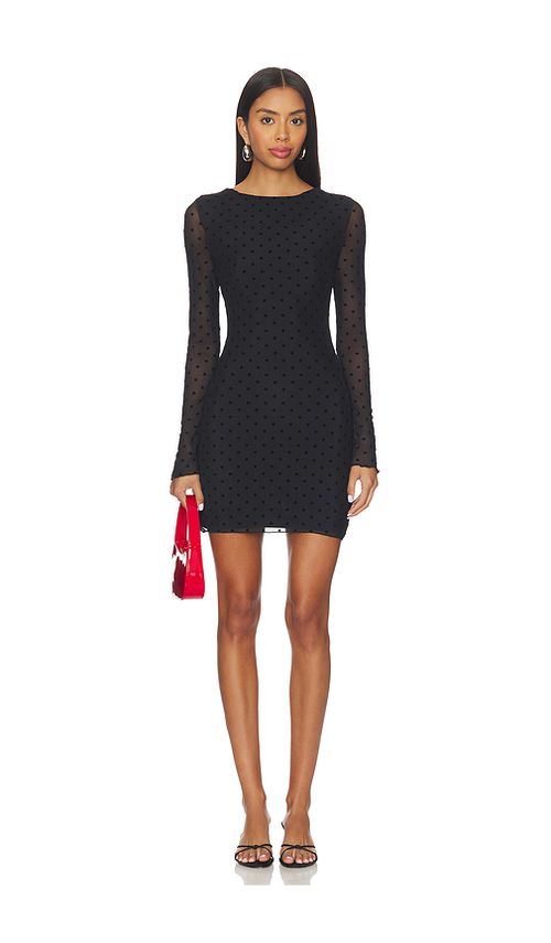 MORE TO COME Kalie Mini Dress in Black. - S also in