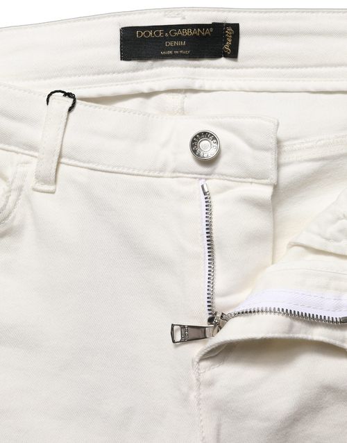 Skinny Denim Jeans — White