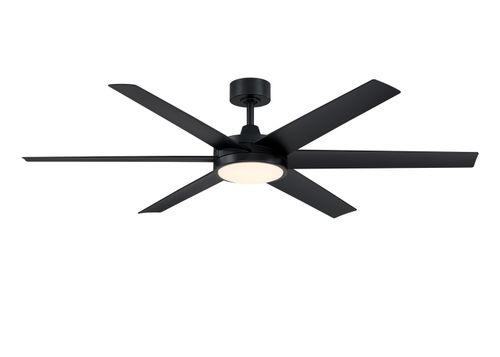 Black 64"Ceiling Fan from the Brawn Collection