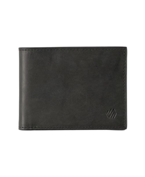 Men's Leather Billfold Wallet - Black