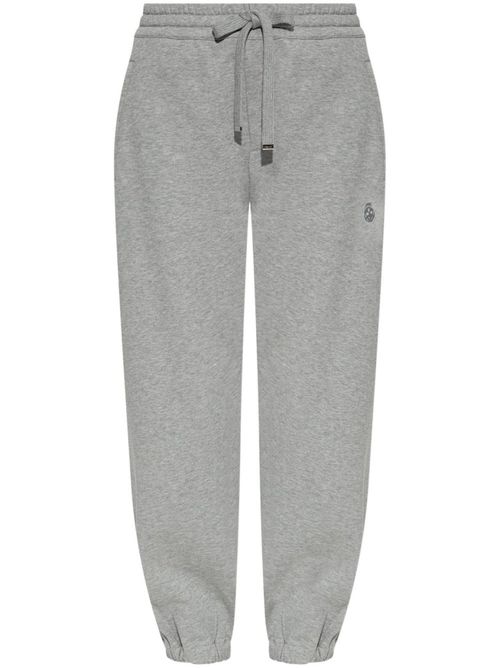 Light Grey Logo-embroidered Track Pants