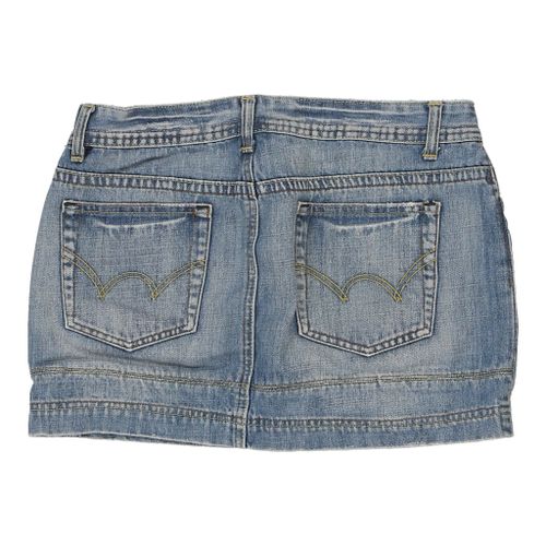 Unbranded Denim Skirt - Medium Blue Cotton