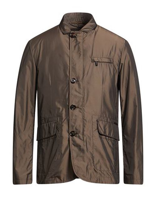 Man Jacket Khaki Size 40 Polyester