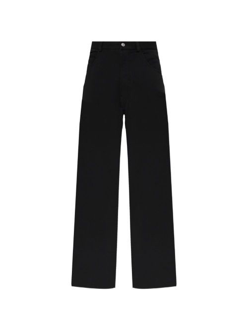 Cotton Trousers — Black