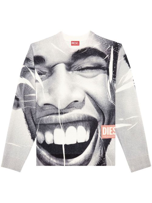 K-Victory photograph-print sweatshirt - White