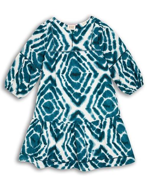 Kid Girl Kids' dress Deep teal Size 12 Viscose, Cotton