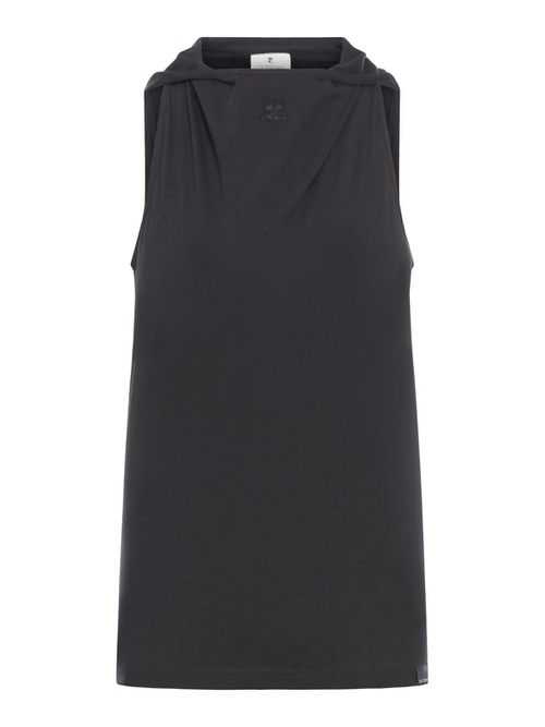 Logo Embroidered Tank Top