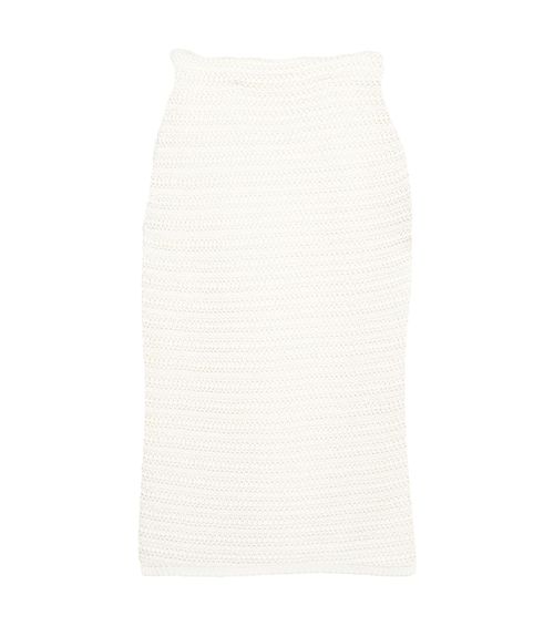 Modern Textures crochet pencil skirt