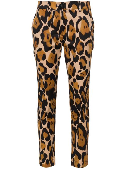 2017 - 2018 high-waist cropped trousers - Neutrals