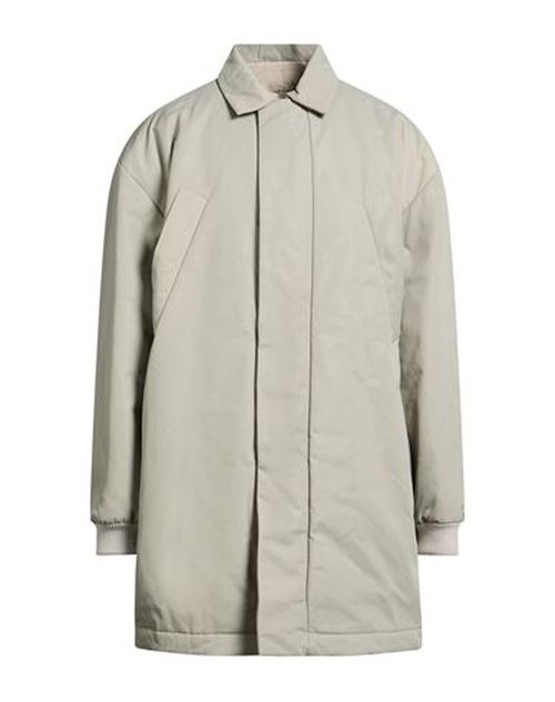 Man Coat Light grey Size XL Nylon, Cotton