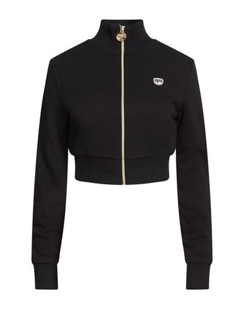 Woman Sweatshirt Black Size XS Cotton