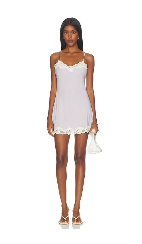 With Jean Leni Dress in Lavender. L. Also in M, S
