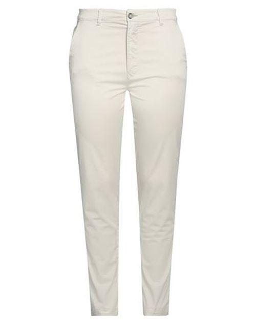Gas Woman Pants Ivory Size 32 Cotton, Elastane