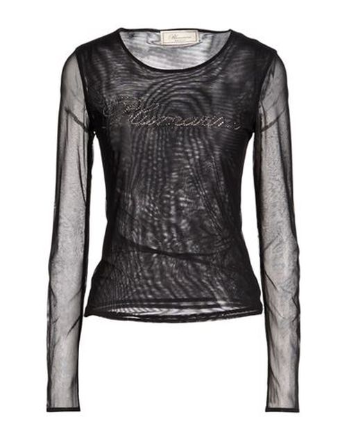Woman Top Black Size 4 Polyamide, Elastane