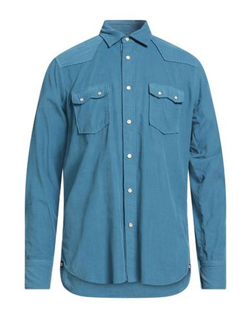 Man Shirt Turquoise Size 16 ½ Cotton