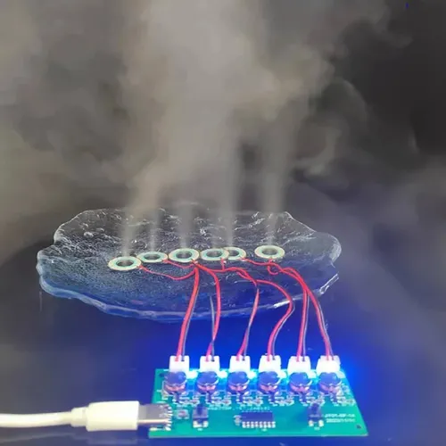 Ultrasonic Nebulizer DIY Kit Six Spray Atomization Module Type-C 108KHZ 5V Mist Maker Module Atomizer Circuit Board Asse