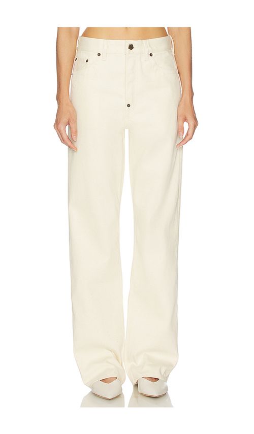 Kenzo Selvedge Undone Denim Pants in Undone White Denim. 27 also