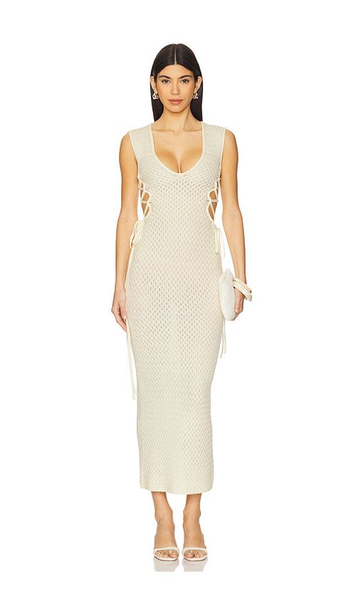 Michael Costello x REVOLVE Kyle Maxi Dress in Ivory. - M also in