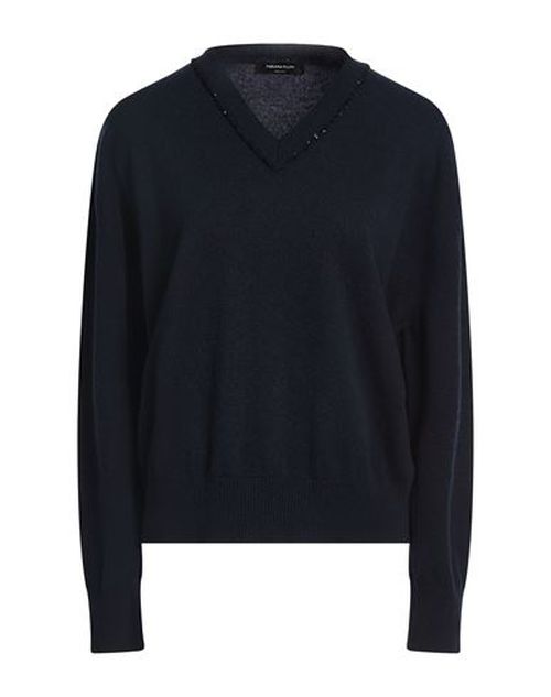 Woman Sweater Midnight blue Size M Virgin Wool, Silk, Cashmere, Polyamide, Polyester