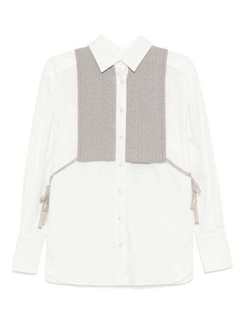 Kolor pleated shirt - White