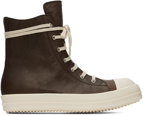 Rick Owens Brown Porterville Sneakers