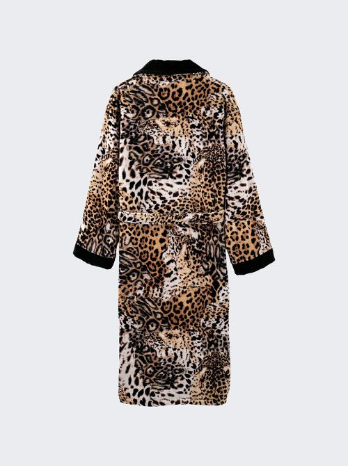 Bath Robe Leopard