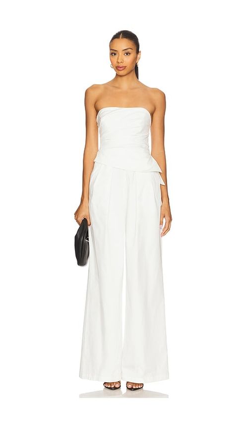 ET OCHS Loren Jumpsuit in White. - 10 also