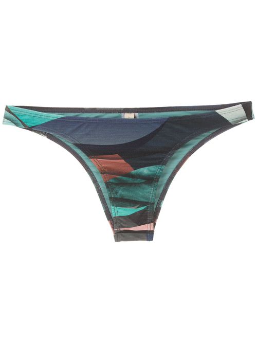 Poipu printed bikini bottom - Blue
