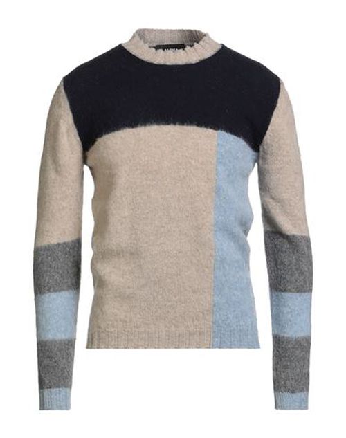 Man Sweater Beige Size 38 Wool