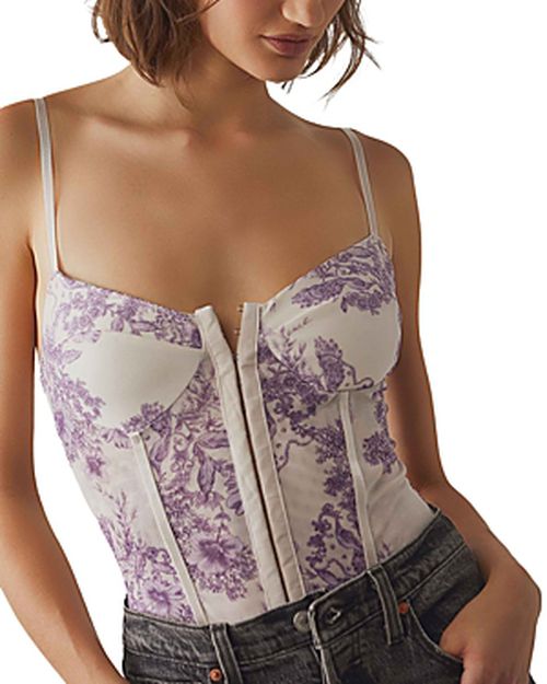 Printed Night Rhythm Bodysuit